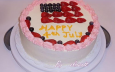 格陵兰岛蛋糕印制美国国旗：一场别开生面的创意展示